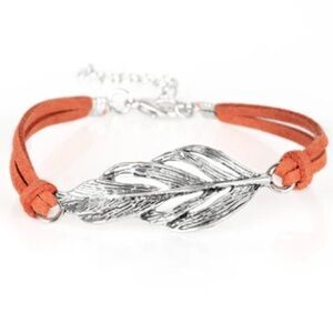 Paparazzi Bracelet - ❤️ Faster Than
FLIGHT - Orange Bracelet